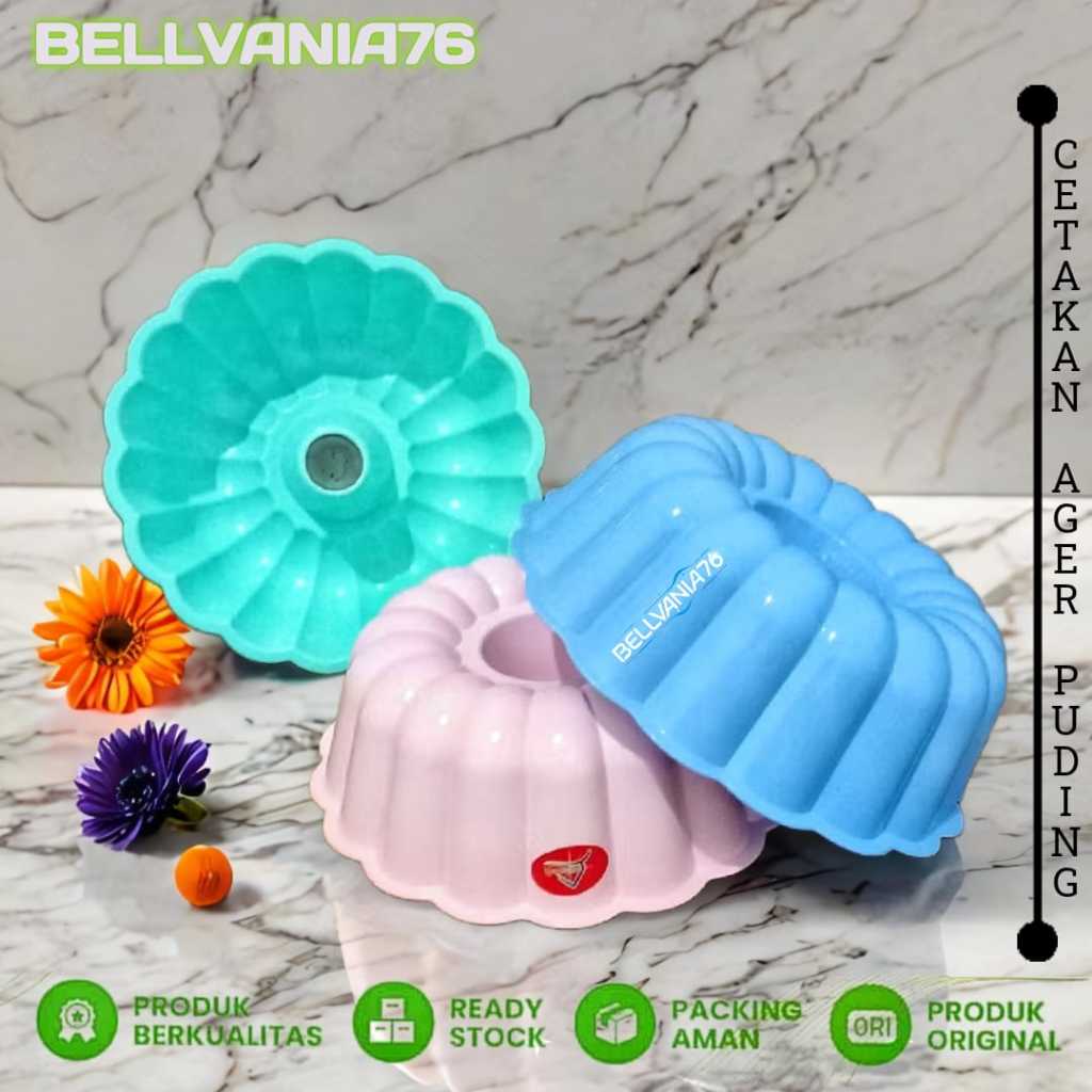 Cetakan Agar Alexish / Cetakan Loyang Puding Bunga Besar