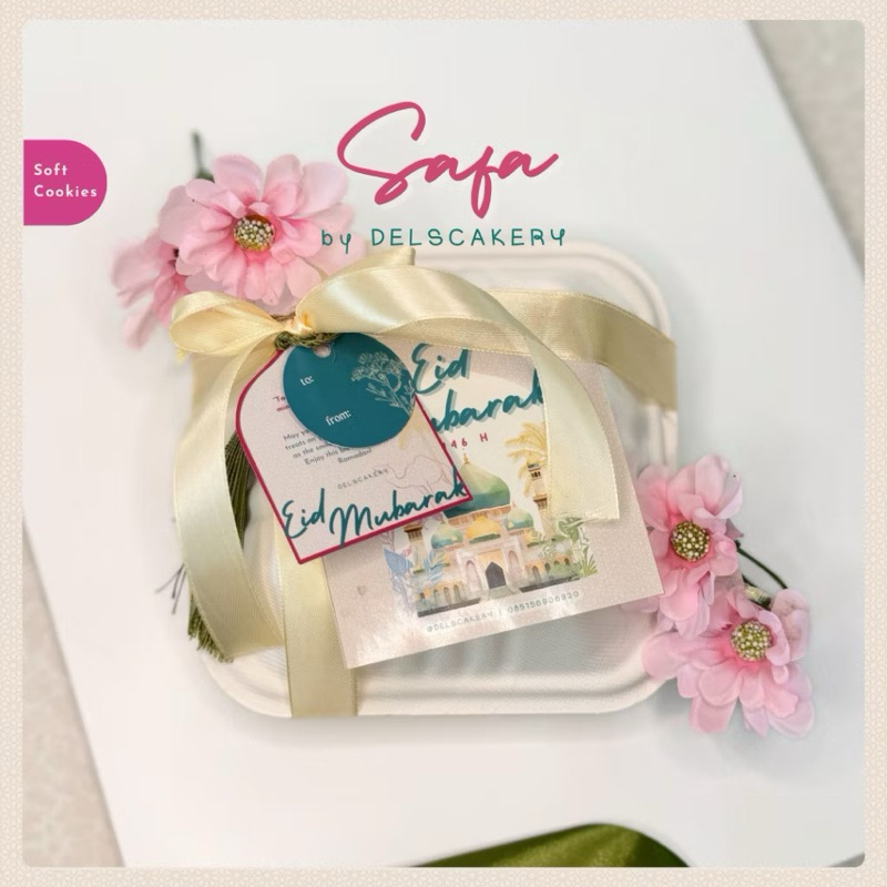 

HAMPERS LEBARAN IDUL FITRI 2025 / RAMADAN HAMPERS SAFA - SOFT COOKIES (PREMIUM BELGIAN CHOCOLATE) 1 BOX ISI 3