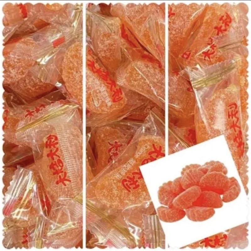 

Naraya jelly Orage candy Permen jeruk mandarin by naraya jelly dengan bentuk dan rasa jeruk mandarin, tekstur kenyak, enak dan manis Berat 500gram bisa COD instan, harap cek stok sebelum ceckout