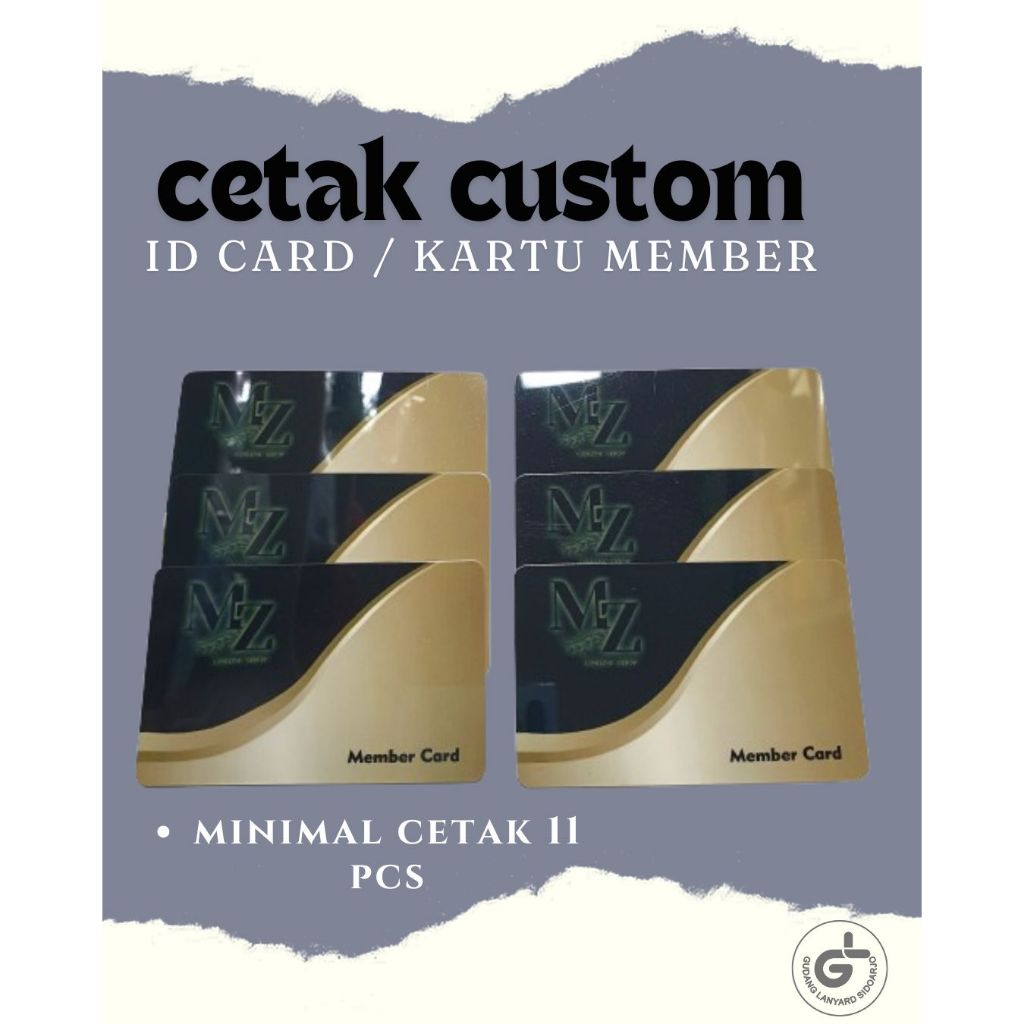 

Cetak Id card GLOSY & DOF Bahan Pvc,kartu member pake Poto dan barcode cetak min 11pcs++