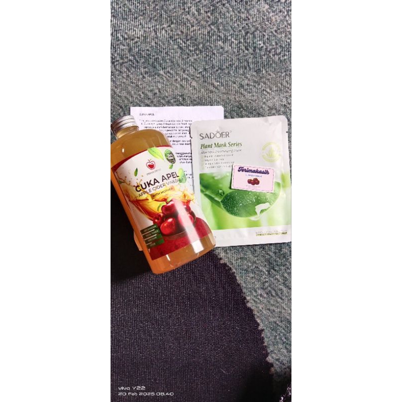 

CUKA APEL 500ML FREE SHEET MASK