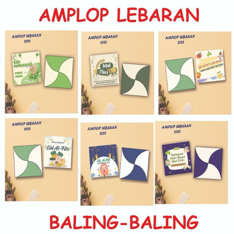 

[ISI 10 LEMBAR] AMPLOP BALING BALING VIRAL / AMPLOP LEBARAN BALING BALING / AMPLOP IDUL FITRI BALING BALING 2025