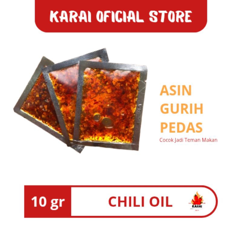 

KARAI CHILLI OIL MINYAK CABAI 10 GRAM SACHET