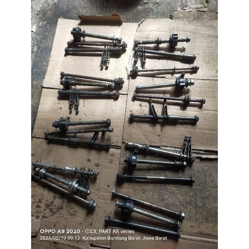 as roda set depan belakang as arem RX king ORI copotan