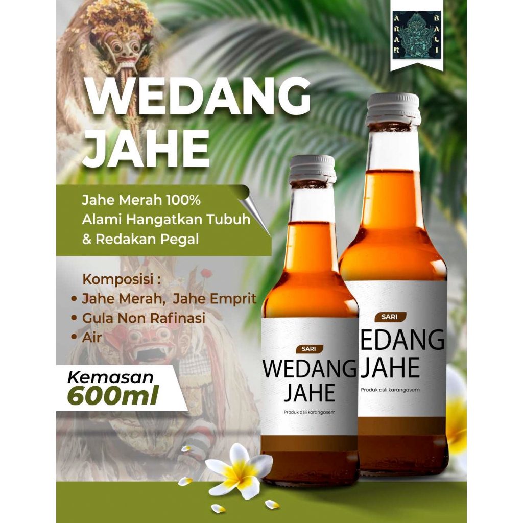

[BOTOL 600ml] WEDANG JAHE 600ML