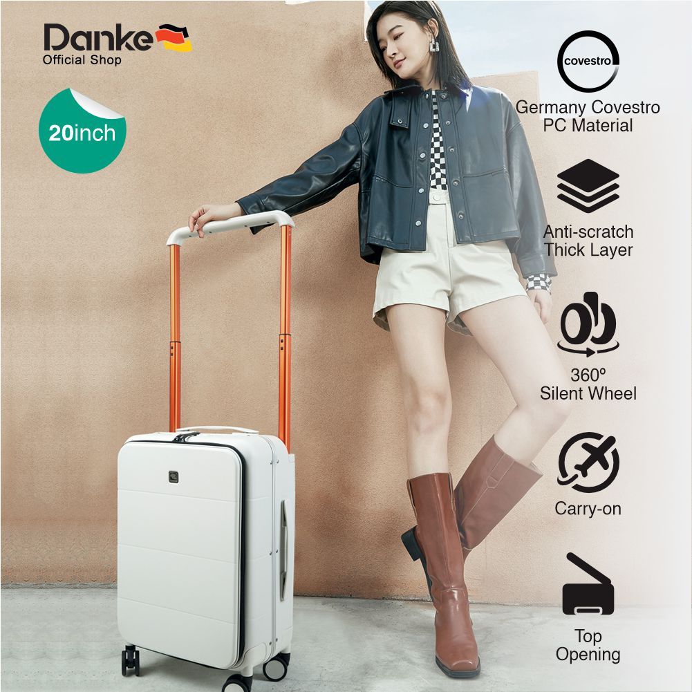 Danke Horizon Top Load 20inch H9876-20 - Koper Kabin 20in Buka Atas Anti Gores Baret Pecah Tahan Ban