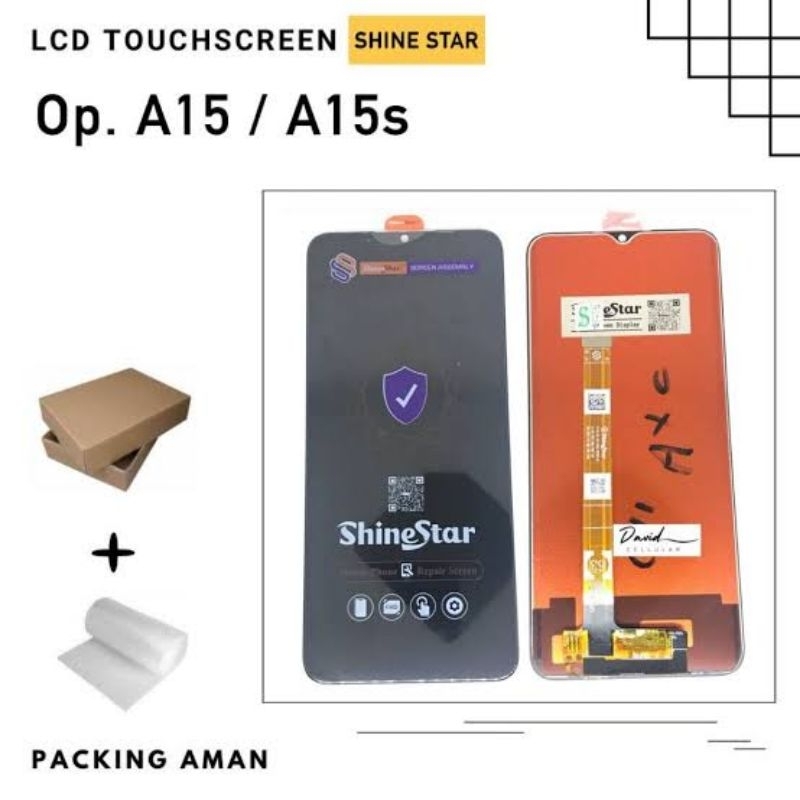 lcd oppo a15 c15 c12 c11 shinestar original100%