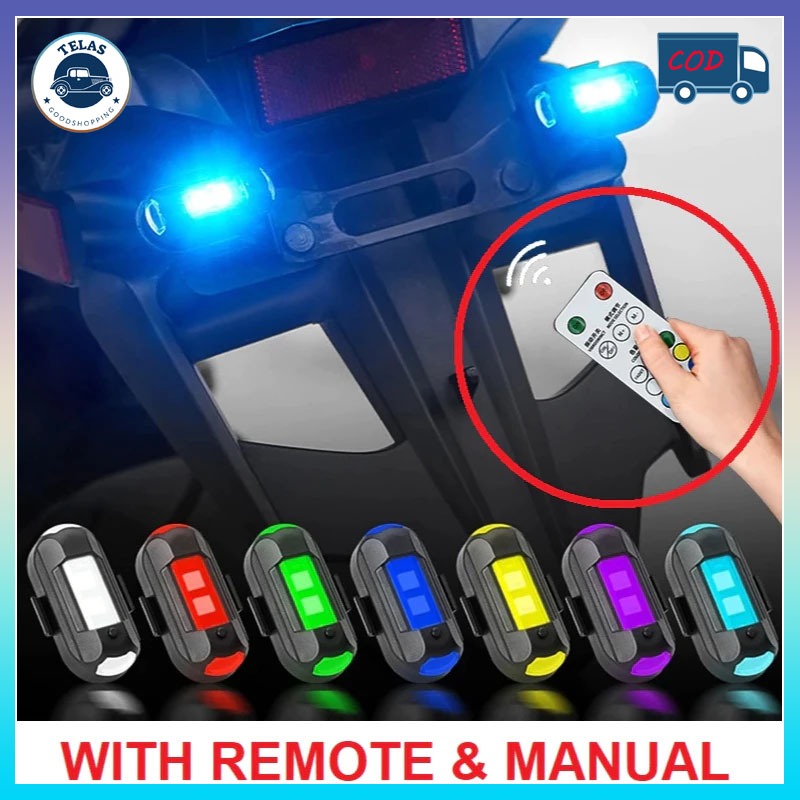 Lampu led motor Lampu led strobo 7 warna Lampu sein led motor Lampu belakang
