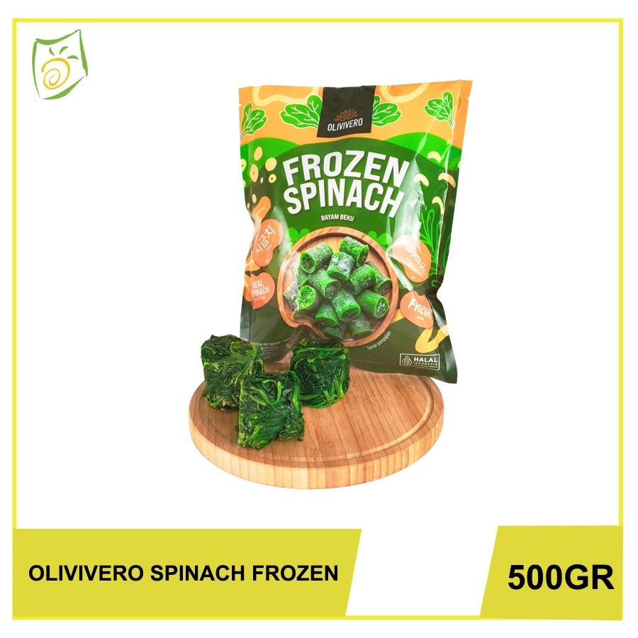 

Olivivero Spinach Frozen 500gr - Bayam Beku Kemasan 500gr