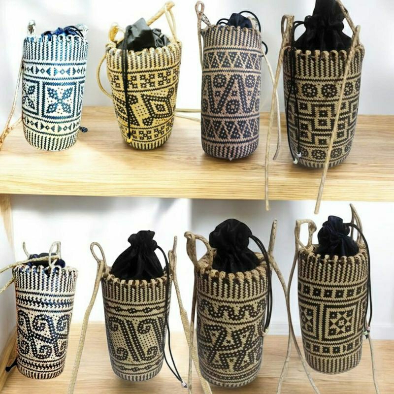 Tas Rotan  Anjat slempang  asli Dayak kalimantan