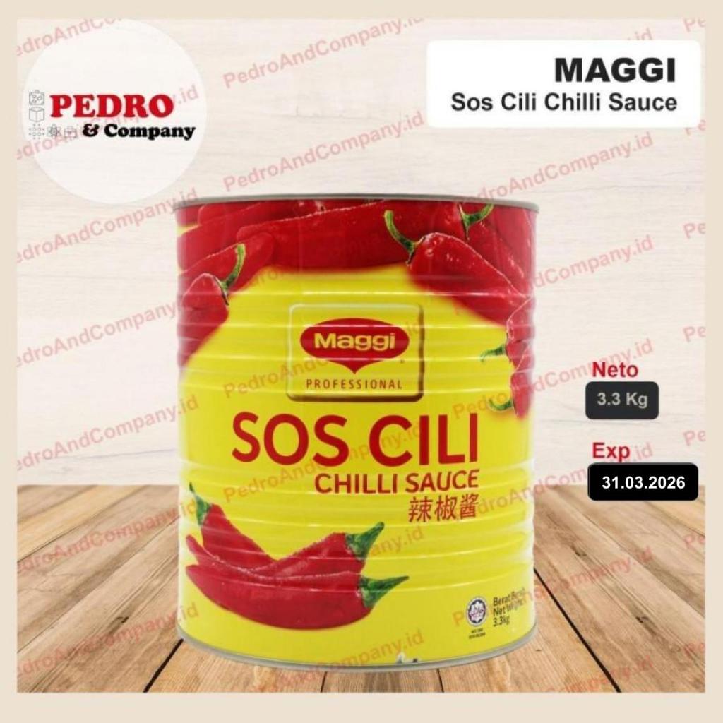 

Maggi chilli sauce 3.3 kg - saus cabe chili import