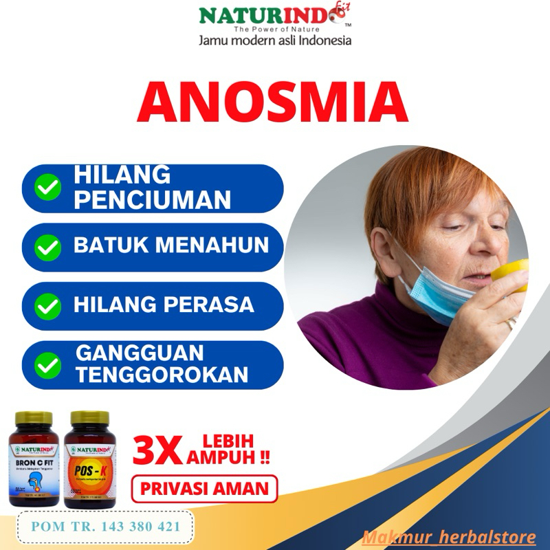 Obat Hilang Penciuman,Obat Penciuman, Obat Herbal Anosmia Kehilangan Indra Penciuman Perasa Lidah Ma