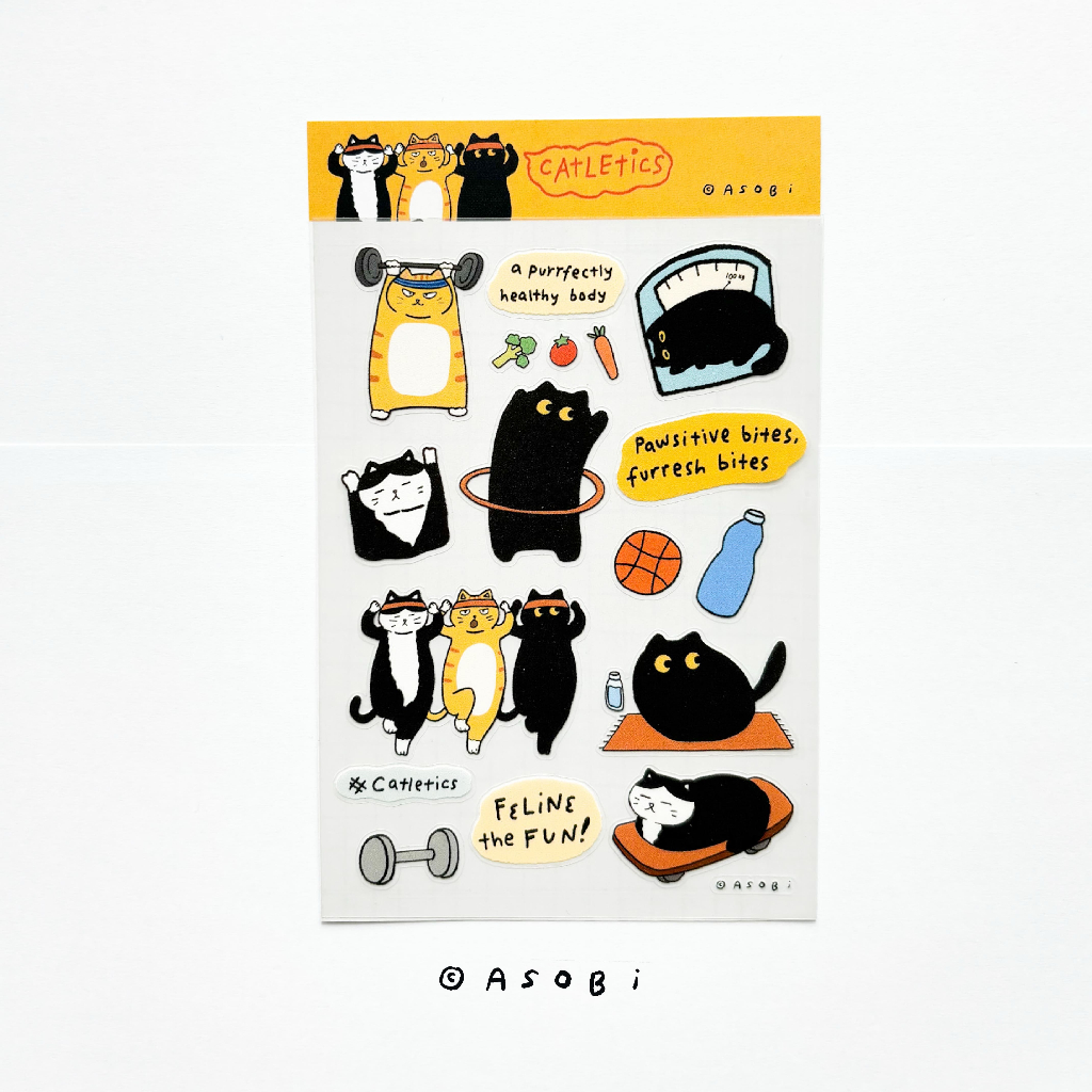 

Asobi - Sticker Sheet Daily Life Series