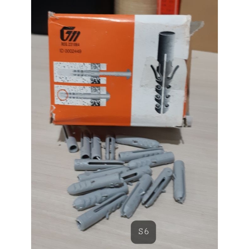 Skrup wall plug / sekrup viser / alat pengencang sekrup dan baut beton