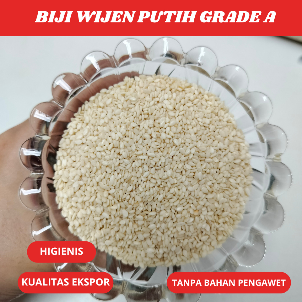 

Biji Wijen Putih White Sesame Seed Bahan Masakan