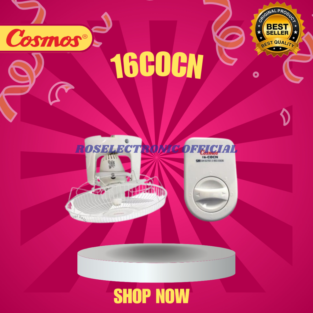 ORBIT FAN COSMOS 16COCN 16inch/16 COCN/16-COCN/16 COCN/16-COCN/COSMOS KIPAS ANGIN PLAFON ORBIT