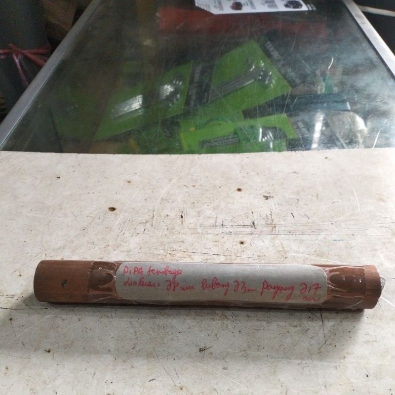 pipa tembaga dia luar 28 mm lobang 23 mm panjang 217 mm