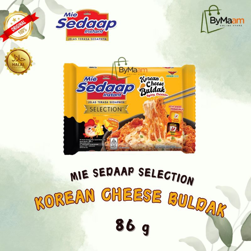 

Mie Sedaap Selection Korean Cheese Buldak 86 gr