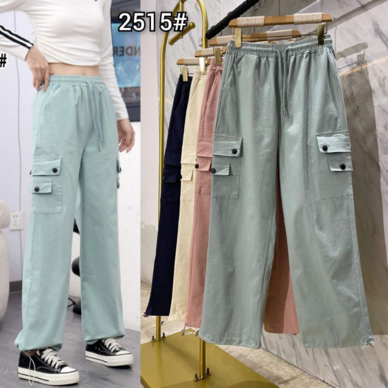 Celana panjang Cargo wanita / Celana Cargo cewek
