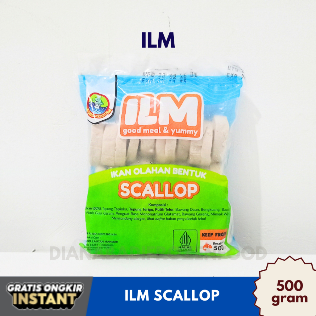 

Scalop ILM / Scalop ikan ILM 500g