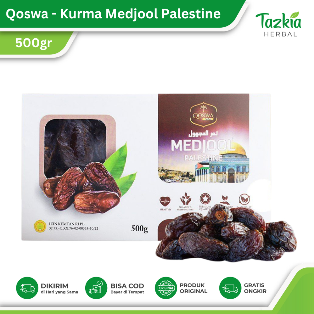 

QOSWA - Kurma Medjool Palestine 500gr - Kurma Medjoul Kurma Palestine