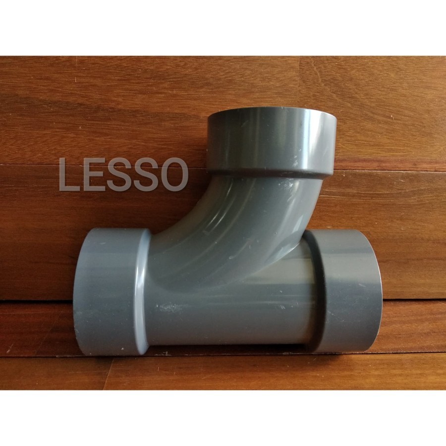 Tee Y Pvc 2" inch Lesso D 90* Large Radius Tee Cabang Sambungan Pipa
