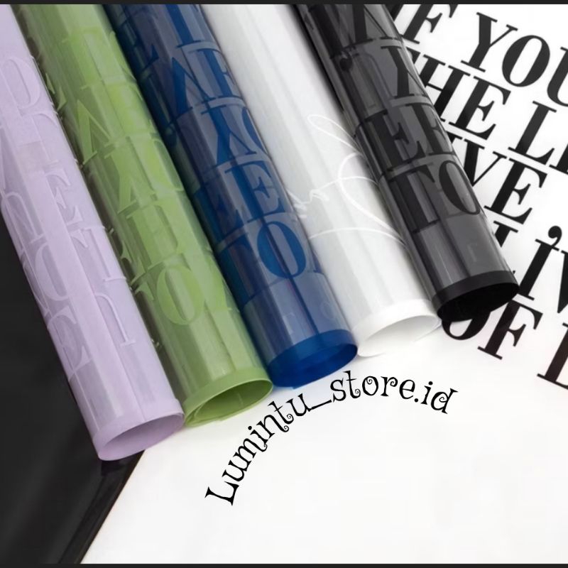 

Flower Wrapping Love Quotes FREE PACKING!!!!Transparent Ecer Kertas Buket Transparan Kertas Buket Motif Love