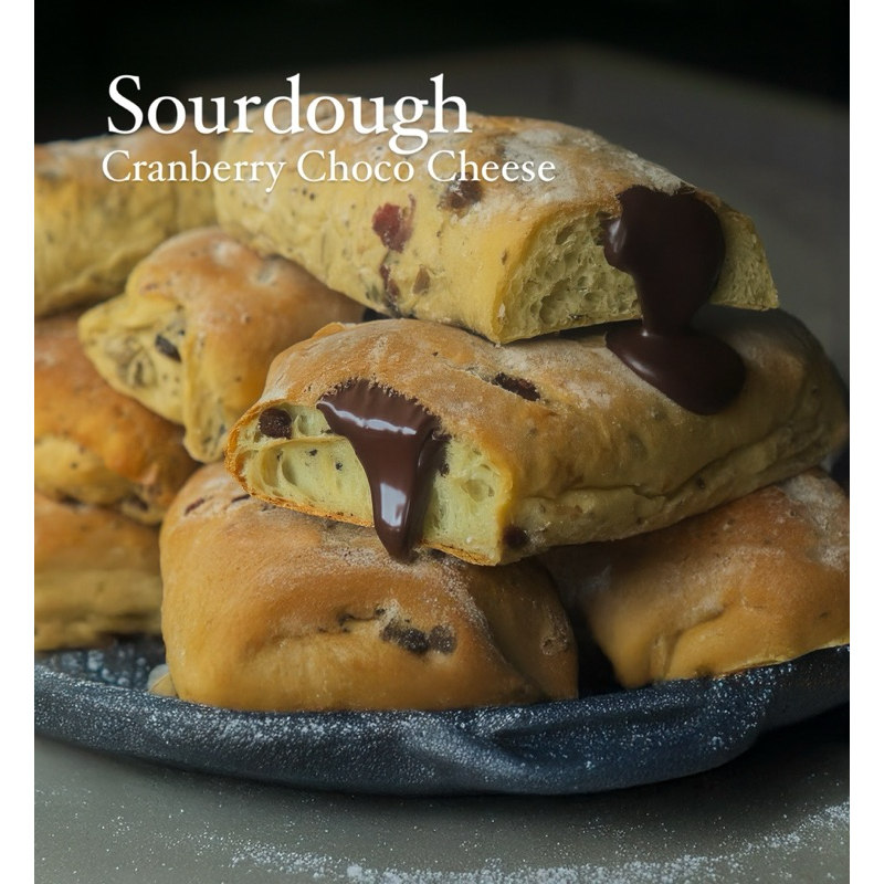 

Sourdough Cranberry Choco Cheese