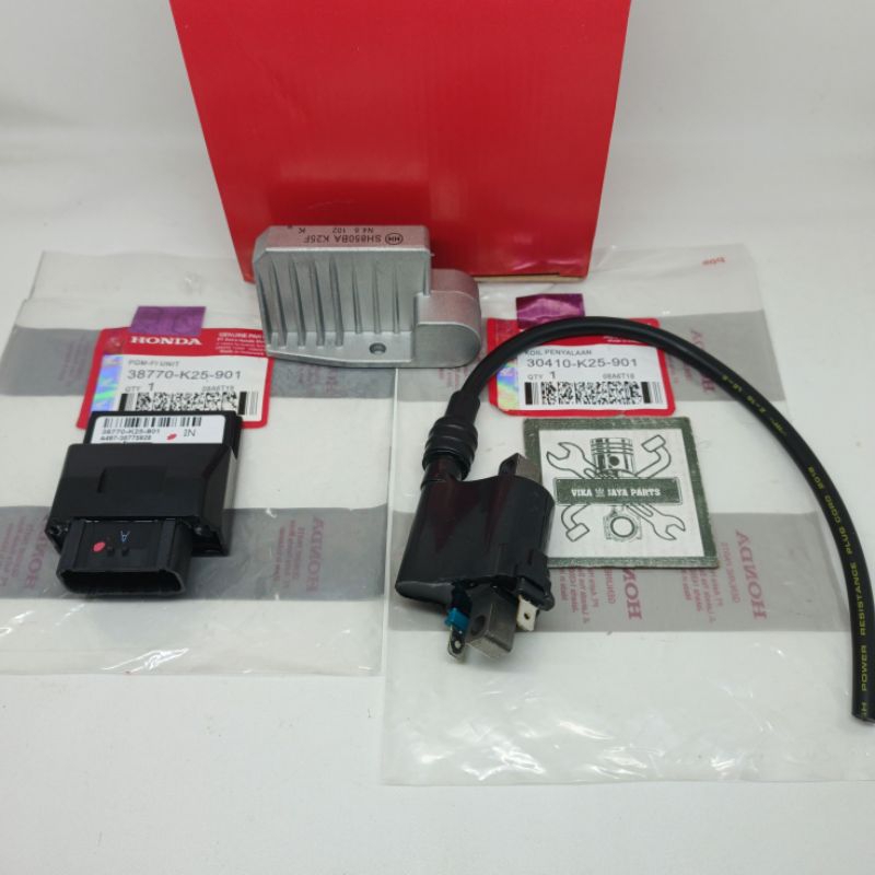PAKET 3ITEM K25/KZL CDI KIPROK KOIL HONDA BEAT FI SPACY FI SCOOPY FI STATER KASAR ORI