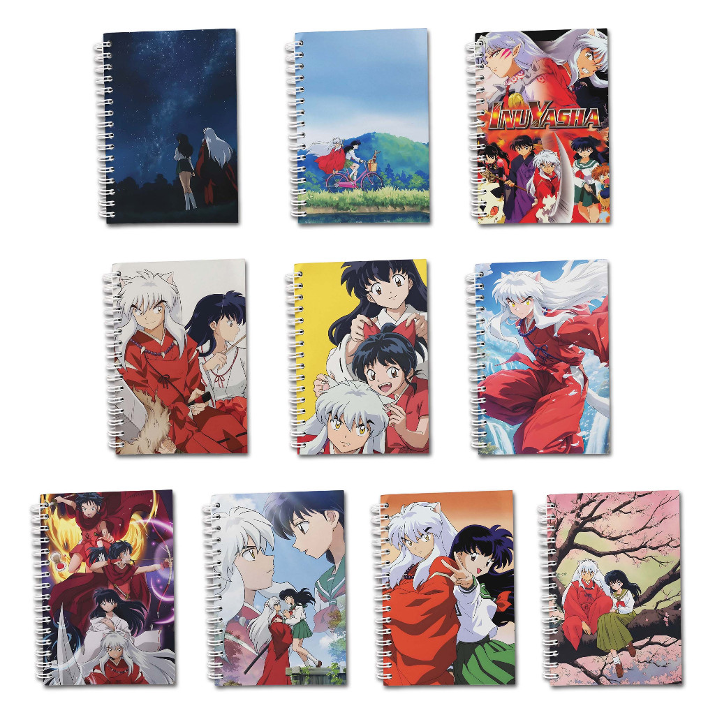 

Note Book Spiral Large (10 cm X 14 cm) Edisi Inuyasha / Notebook A6 Custom / Seminar Kit Surabaya