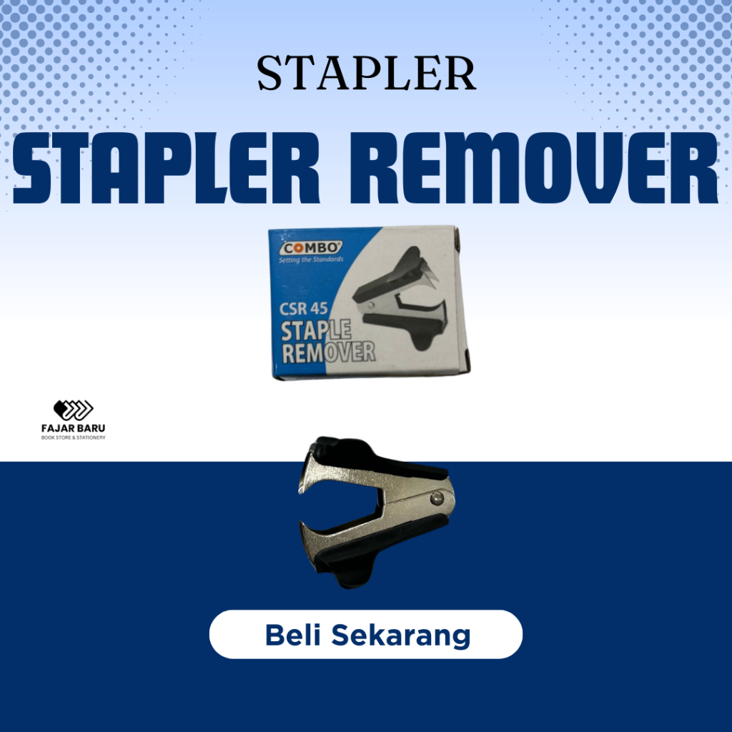 [ PCS ] STAPLER REMOVER COMBO / PEMBUKA HEKTER / STAPLER REMOVER CSR 45