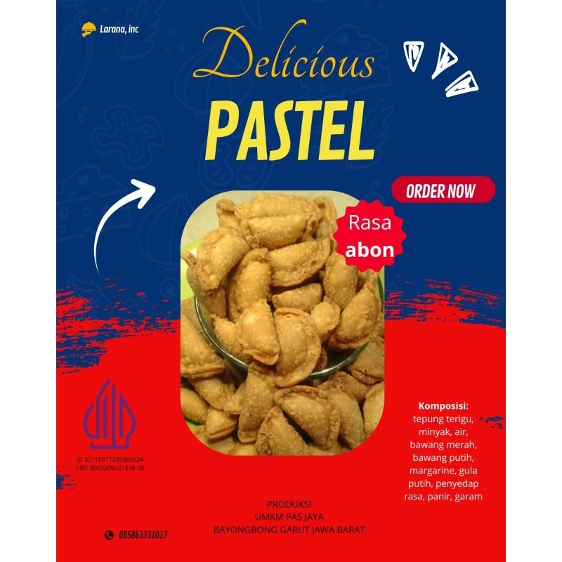 

pastel rasa abon gurih renyah 500g/1kg sedapnya bikin nagih