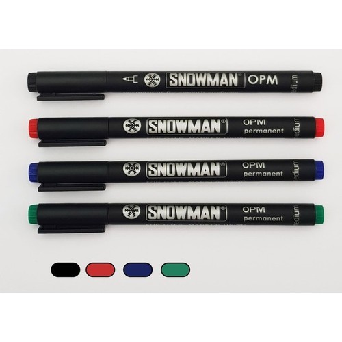 SNOWMAN - SPIDOL OHP OPF OPM FINE TIP / OHP MARKER / SPIDOL PERMANENT