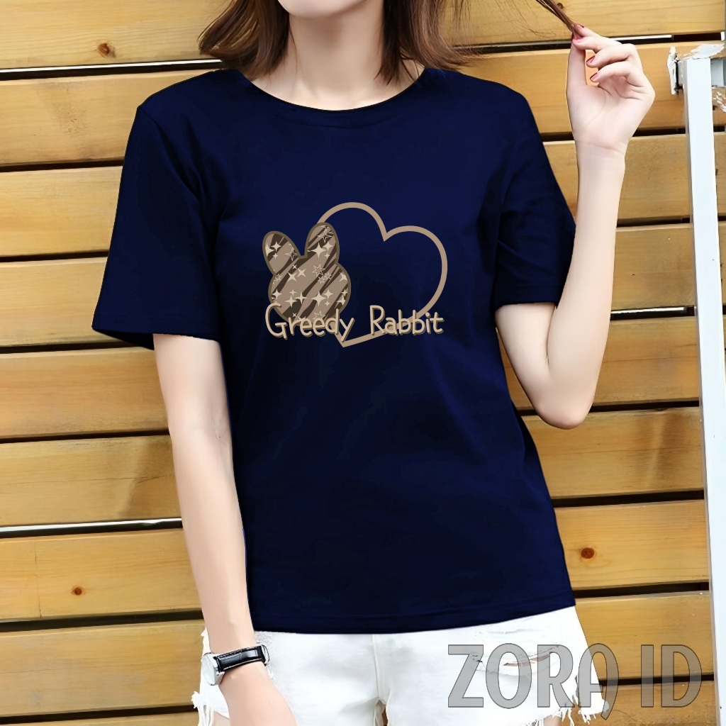 ZORA ID KAOS TSHIRT WANITA DEWASA KEKINIAN / ATASAN KAOS WANITA DEWASA KEKINIAN / KAOS LENGAN PENDEK