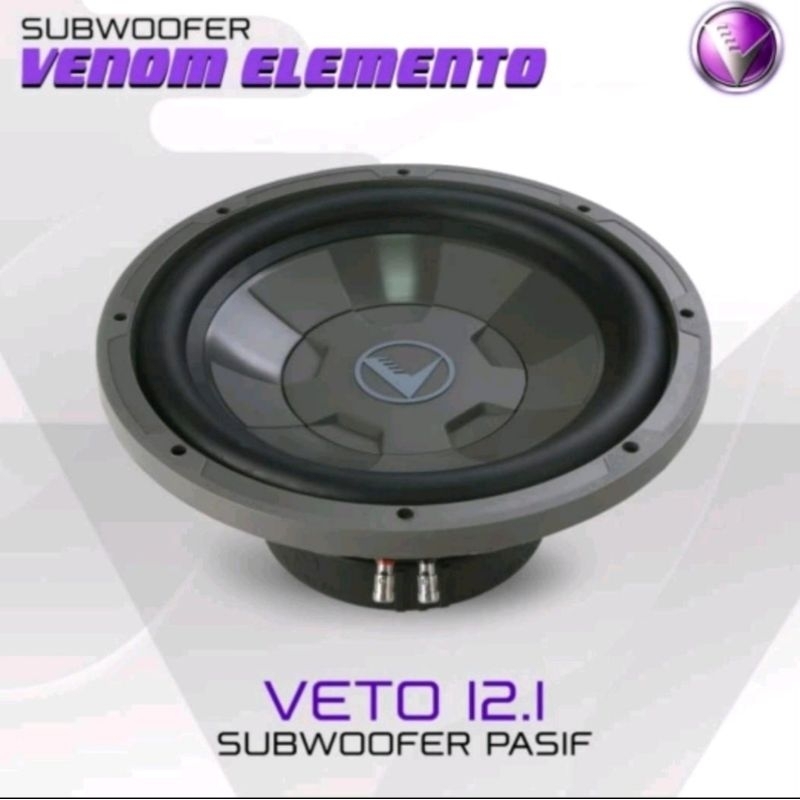 Subwoofer 12 Inch venom veto elemento 460 original