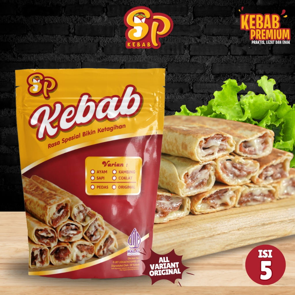 

# SPkebab ALL VARIAN, SPkebab Daging Sapi, SPkebab Daging Kambing, SPkebab Daging Ayam KEBAB FROZEN ISI 5 AUTHENTIC KEBAB TURKI CEMILAN FROZEN , KEBAB PREMIUM , KEBAB HALAL, KEBAB SEDANG , KEBAB BEEF , KEBAB CHICKEN , KEBAB LAMB