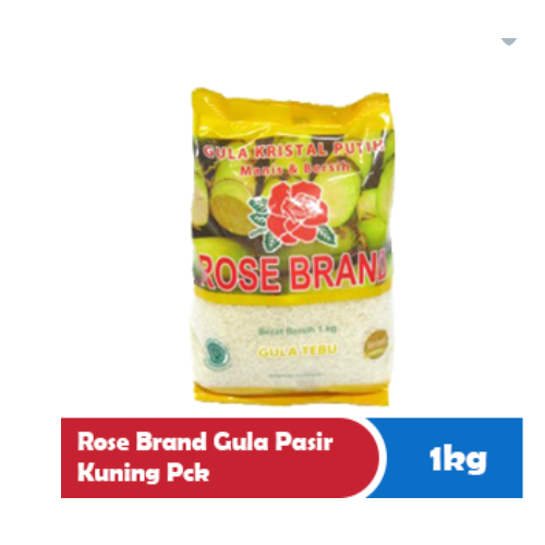 

ROSE BRAND GULA PASIR KUNING PREMIUM PCK 1Kg