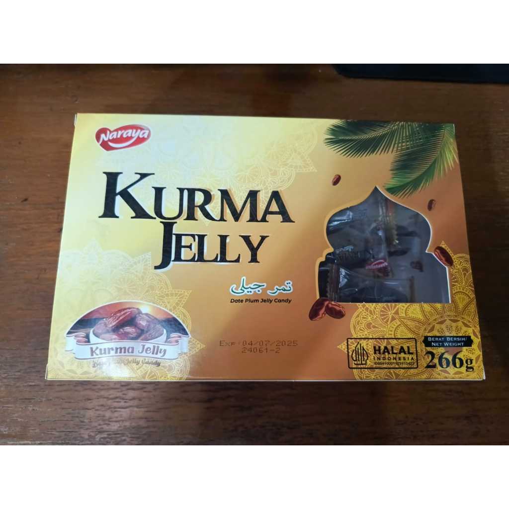 

NARAYA KURMA JELLY- Date Plum Jelly Candy - KOTAK, 266G