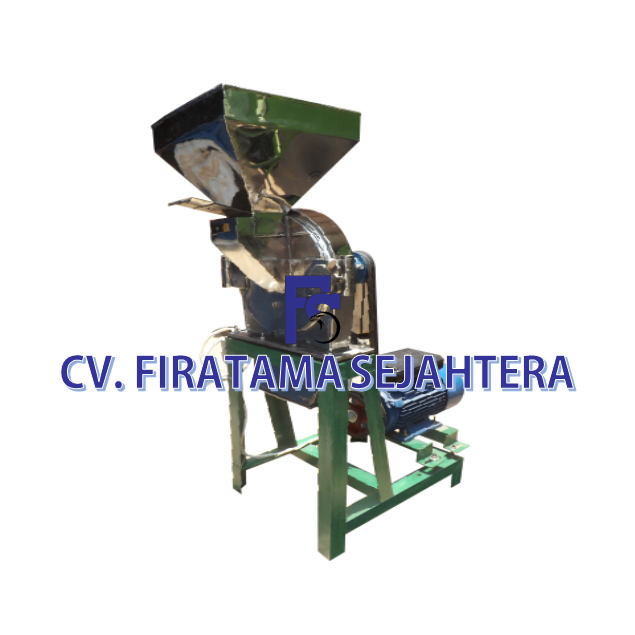 Mesin Penepung Singkong Disk mill FFC 40 Stainless Steel Giling Singkong + Mesin Bensin GX 390 (13 H