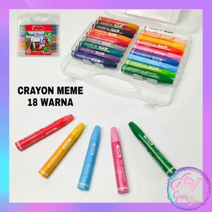 

KRAYON / OIL PASTEL MEME 18 WARNA