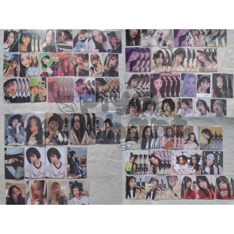 [NEWJEANS HANNI] Official Photocard (PC) Newjeans Hanni Bluebook Limited Bag Weverse OMG Message Car