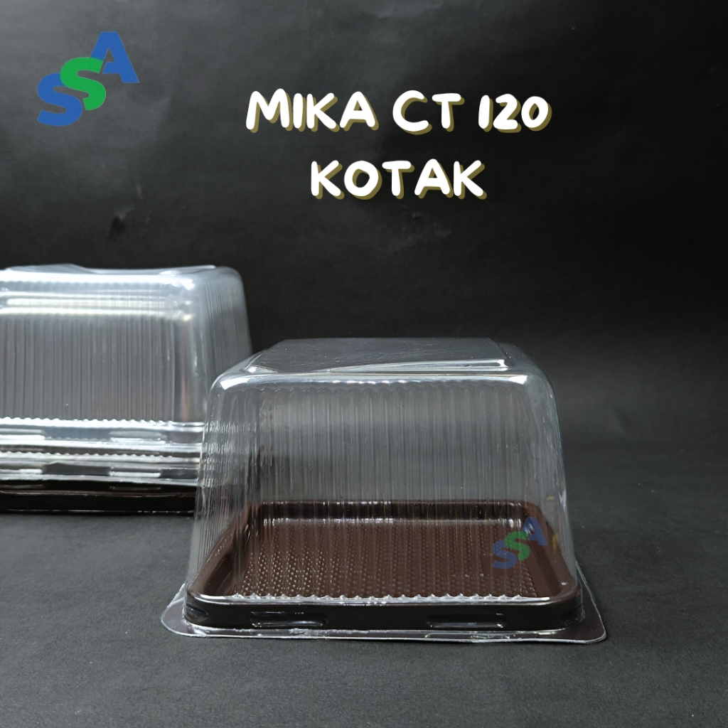 MIKA CT 120 KOTAK ISI 10 PCS / MIKA KUE TART KOTAK / MIKA KUE KOTAK