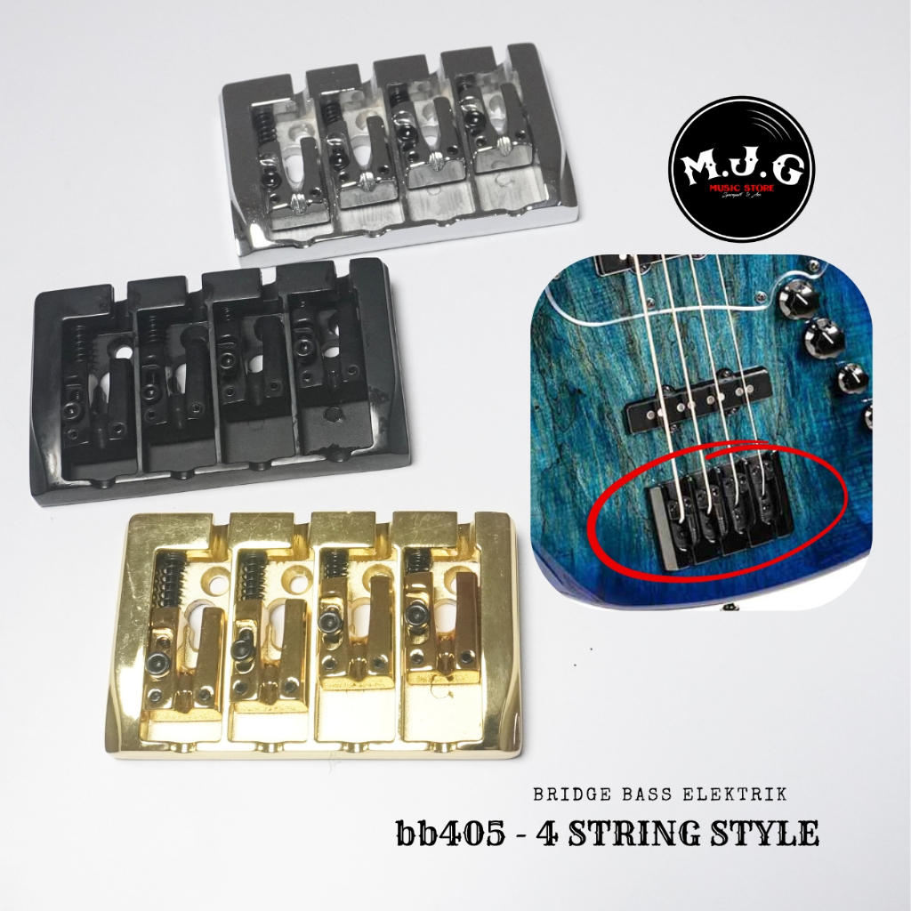 tremolo bridge bass elektrik 4 string model BB405 premium quality