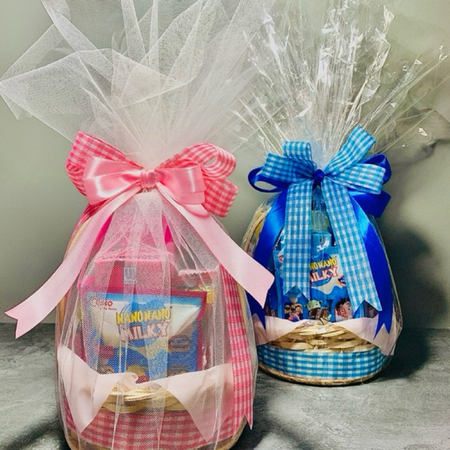 

Bucket Snack Mini Cantik [Blue & Pink]