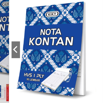 

1 pak isi 10 Nota Kontan 1 Ply Kecil (Uk. 10.5 x 15.5 cm)