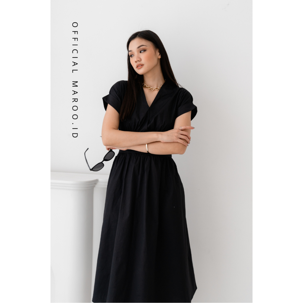 HOT DEALS Maroo - Rei Kimono Dress / Dress Kimono / Dress Kondangan / Dress Korea