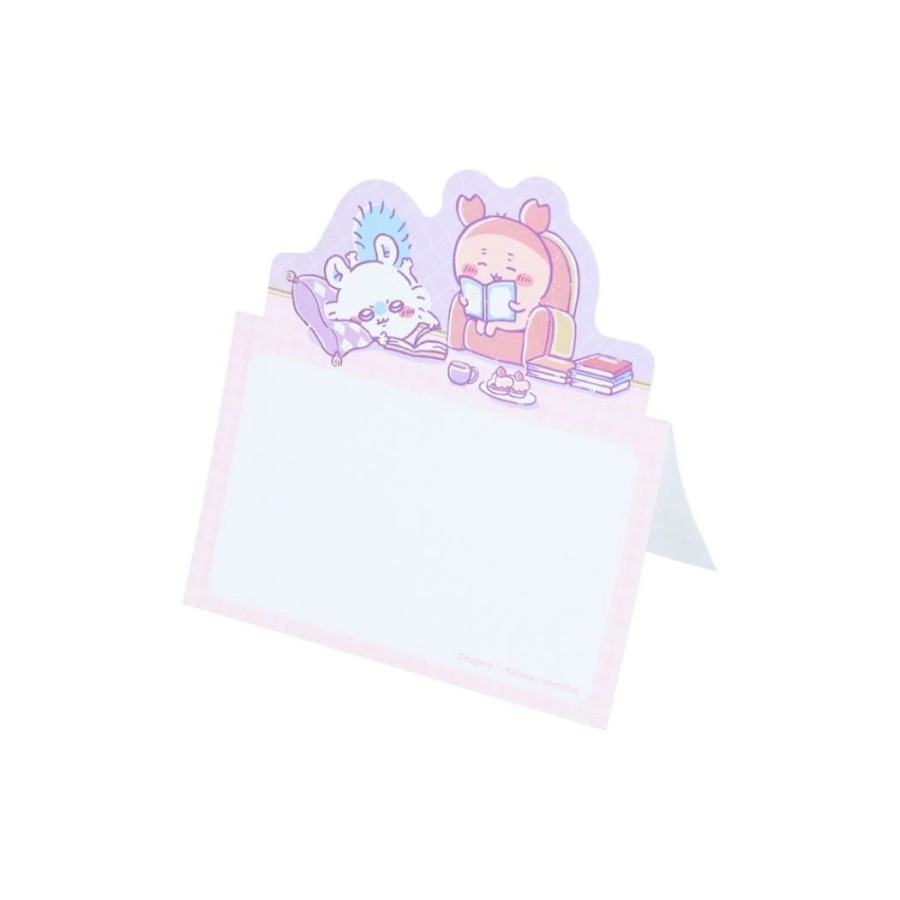 

Ay00! Message Memo Chiikawa Tea Time Hachiware Usagi Momonga Standing Memo Note Limited Edition