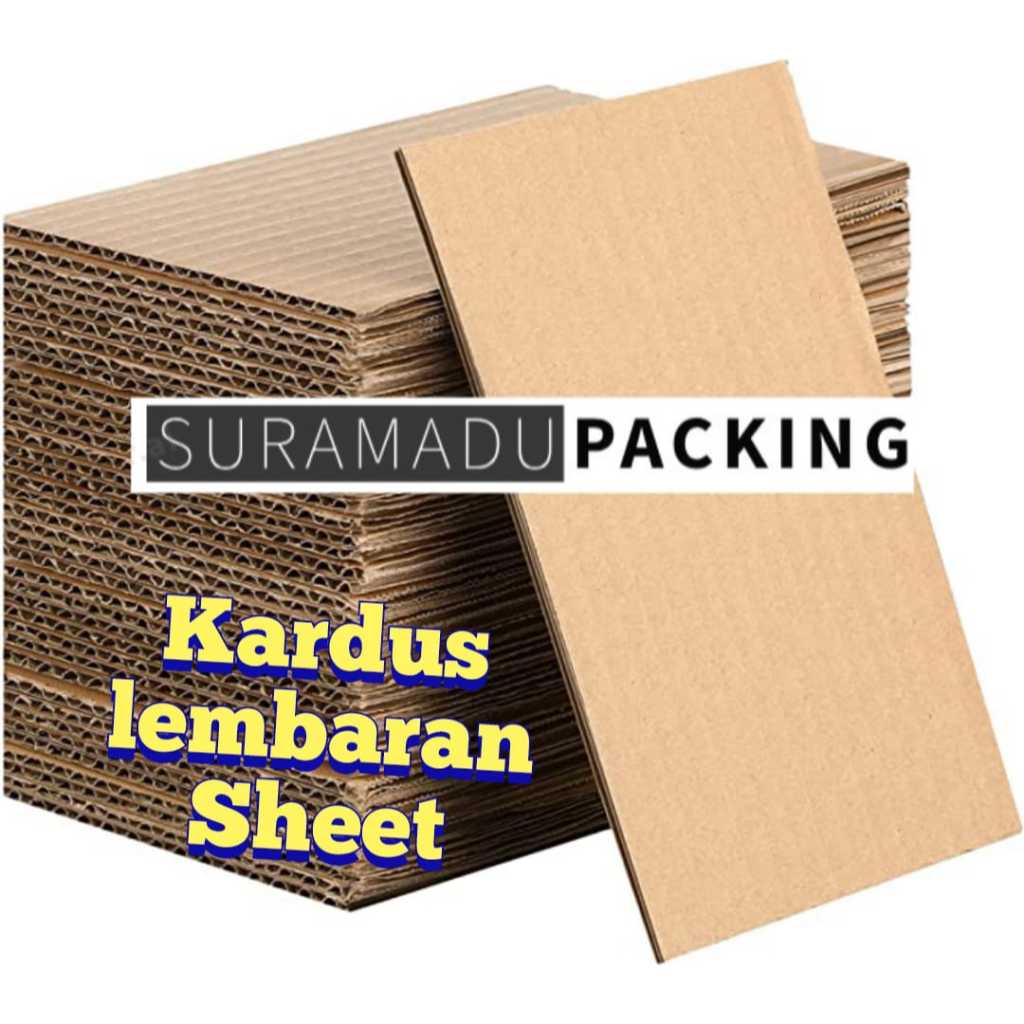 

KARDUS SHEET 16x24 cm / 24x16 cm Kardus Lembaran Polos / Kardus Karton lembaran polos / Karton lembaran corrugated