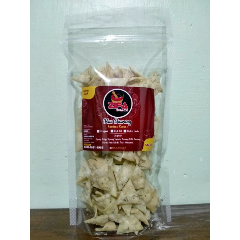 

Kue Bawang Original Premium Quality 250gr Pouch - Zifa Snack