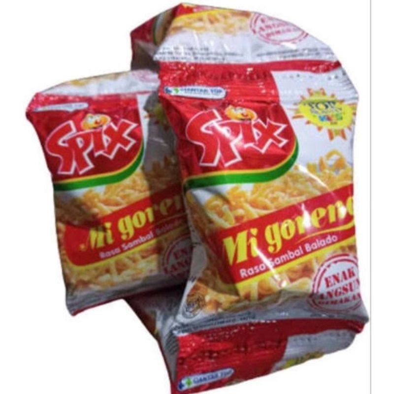 

SIANTAR TOP SPIX MIE GORENG SAMBAL BALADO SNACK ISI 20 PCS X 9 GR